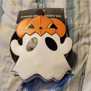 Pumpkin Ghost Crossbody Bag